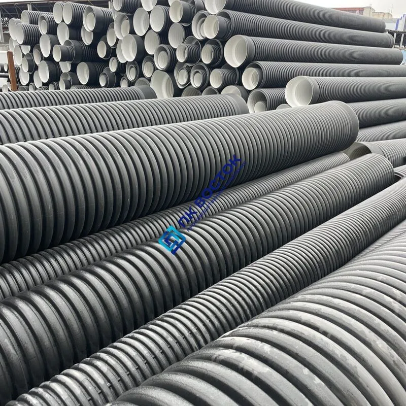 Труба пэ канализационная 290/250 SN6 гофрированная двухслойная