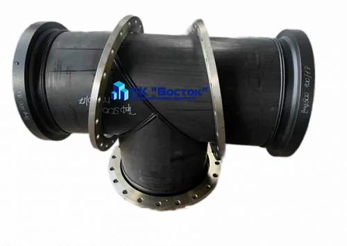 Тройник фланцевый ПЭ 225 мм SDR17 Ру10