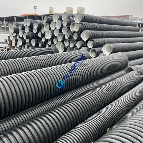 Труба пнд гофрированная 290/250 SN8 двустенная с раструбом